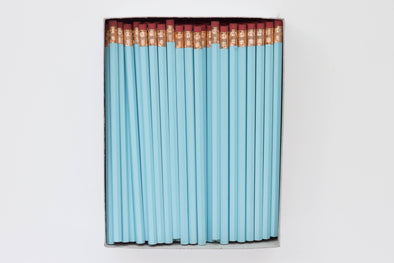 Custom Baby Blue Pencils