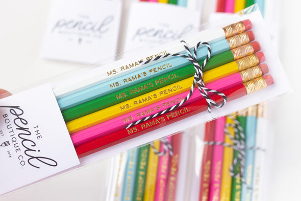 Custom Teacher Pencils
