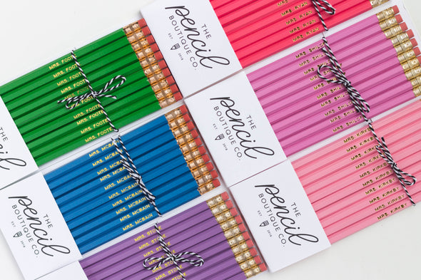 Personalized Teacher Pencils