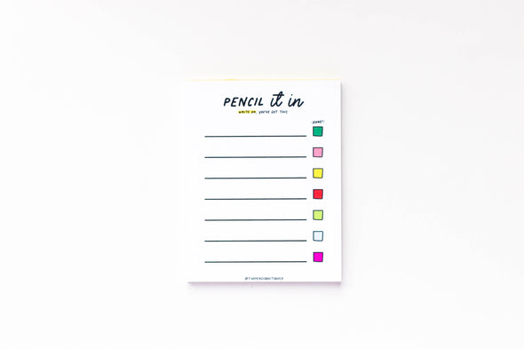 Pencil It In Notepad