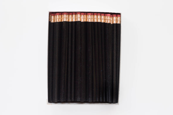 Black Personalized Pencils