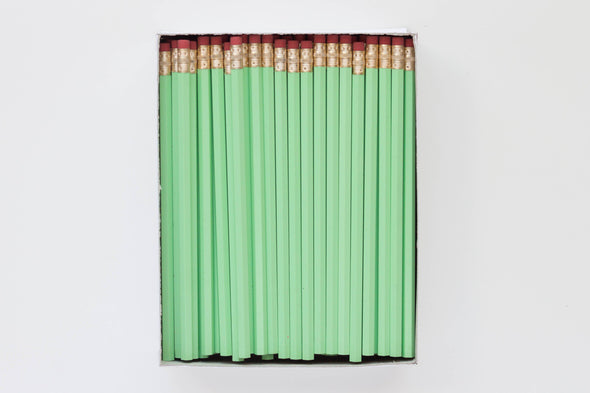 Custom Pistachio Mint Pencils