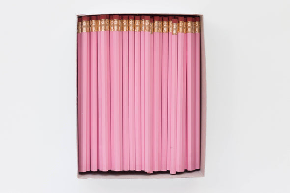 Custom Pastel Pink Pencils