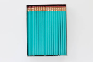 Custom Aqua Pencils