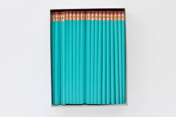 Custom Aqua Pencils