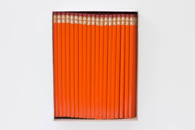 Personalized Orange Pencils