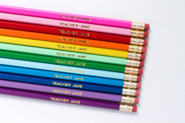 Customized Teacher Pencils