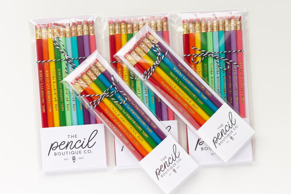 Personalized Teacher Pencil Sets